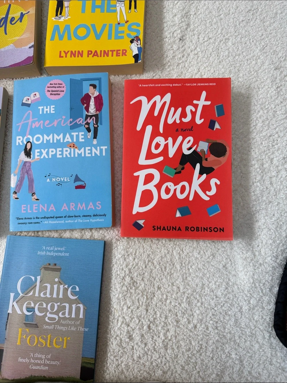 6 Colorful Paperback Book Set -for young adults. Like new
